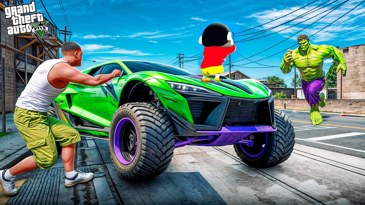 Franklin Steals Hulk’s Ultimate Fastest Helicopter in GTA 5