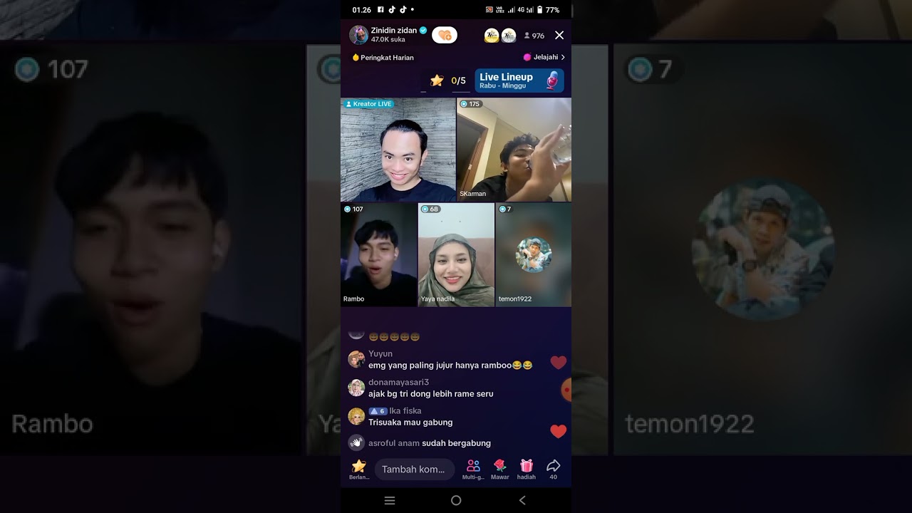 LIVE Zidan Cemburu Pada Karman!!  Endingnya Yaya Ngambek