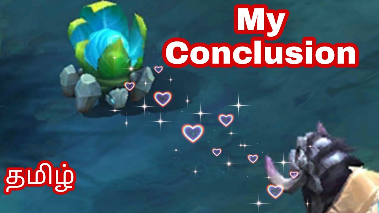 My Conclusion For Litho | MLBB Tamil