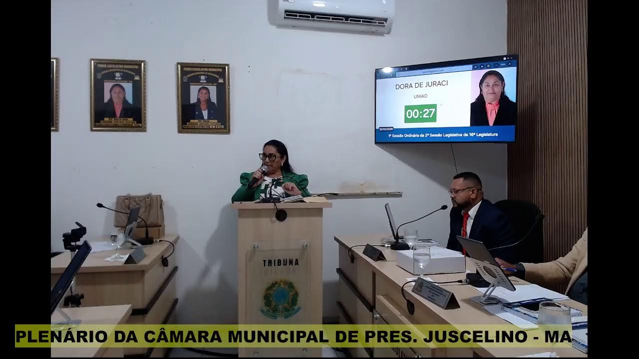 1ª SESSÃO DA CAMARA MUNICIPAL DE PRESIDENTE JUSCELINO - 2026