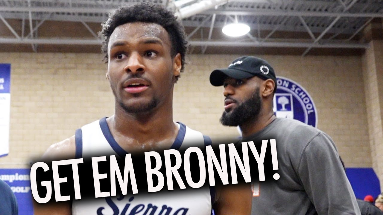 Bronny James GOES OFF In Front of LeBron! Sierra Canyon vs Etwianda State Playoffs!