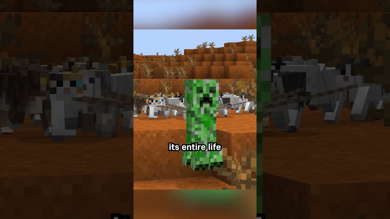 Torture creeper in minecraft #minecraft