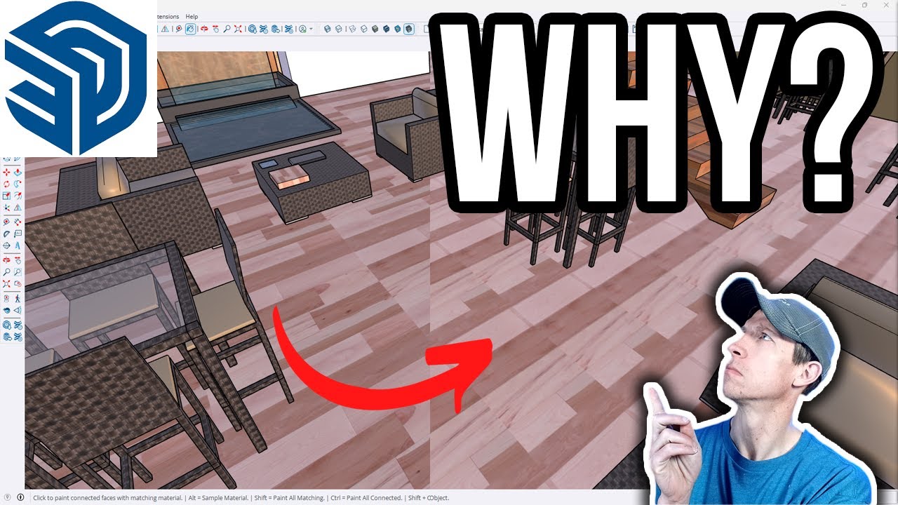We NEED to Talk About SketchUp 2025's AI Texture Tools!