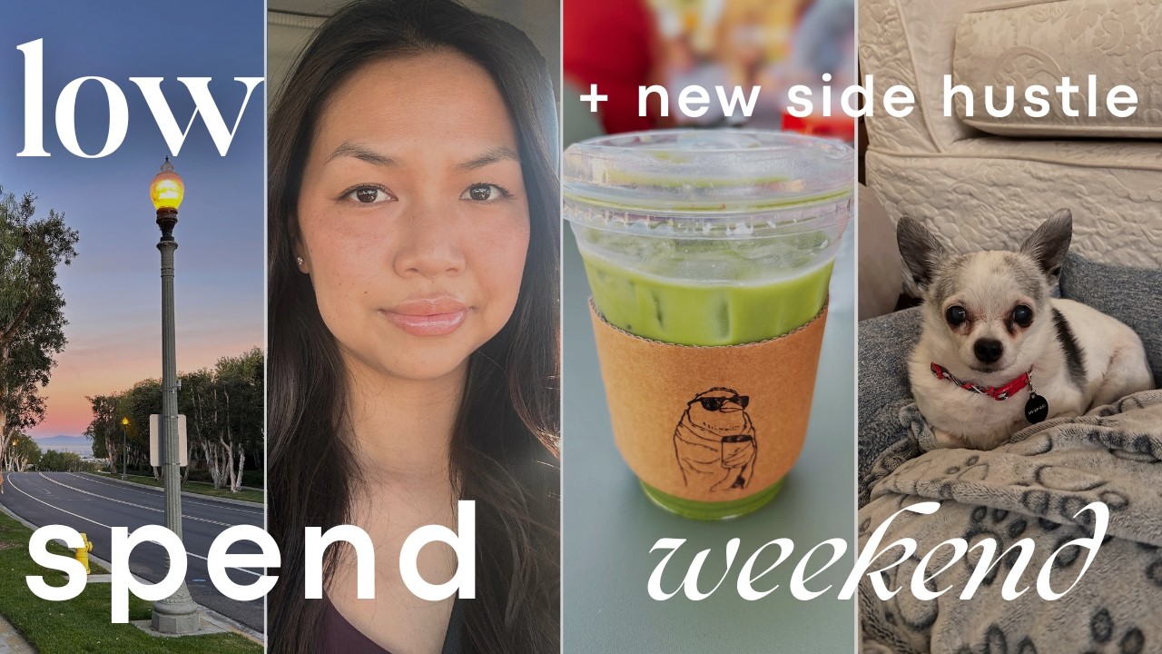 Low Spend Weekend Vlog: What I Spent In A Weekend | New Side Hustle + Low Spend Vlog