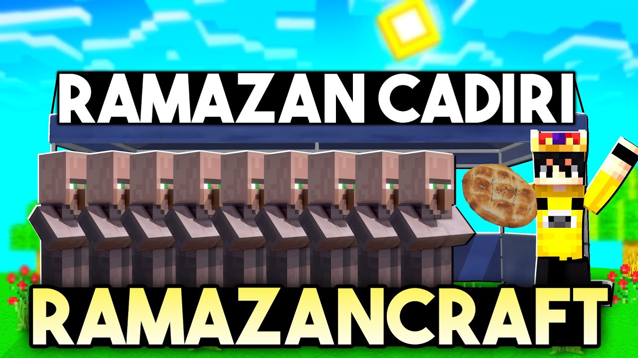 RAMAZAN ÇADIRI AÇTIK! | RamazanCraft | Minecraft | Bölüm 3