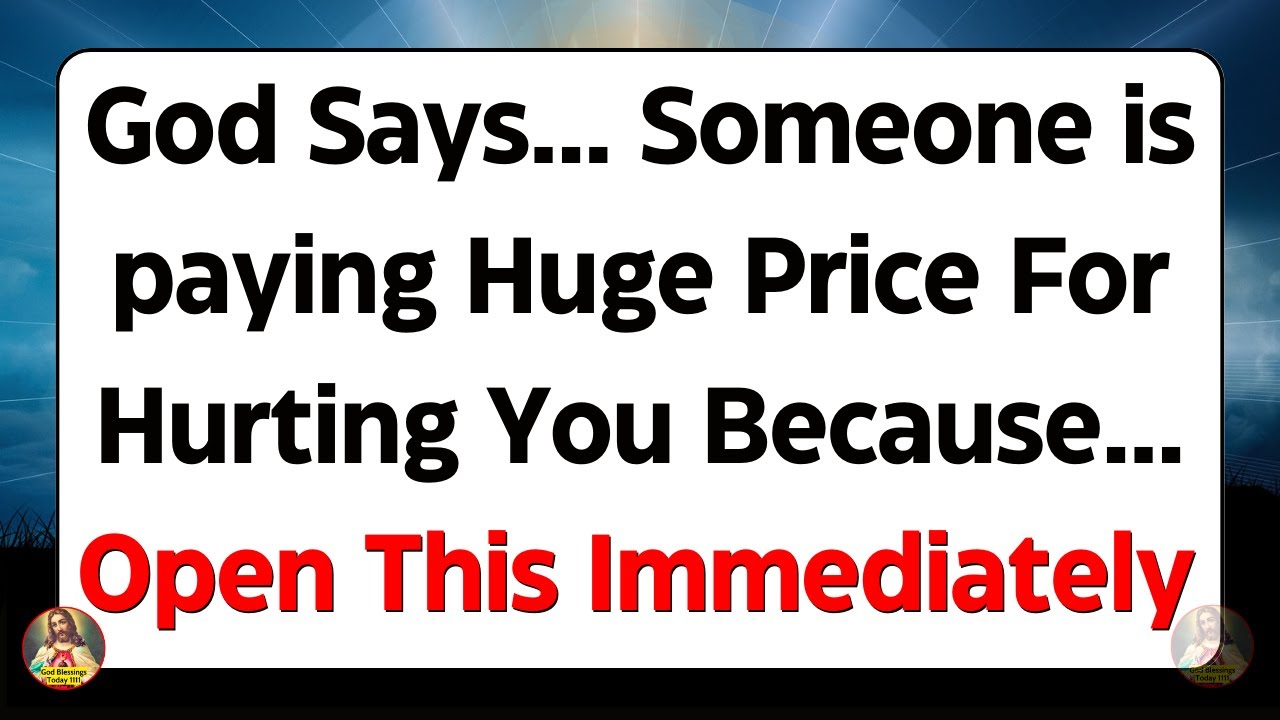 11:11😱God says, Someone is Paying a Huge Price For Hurting You Because...💌Gods Message For You✝️