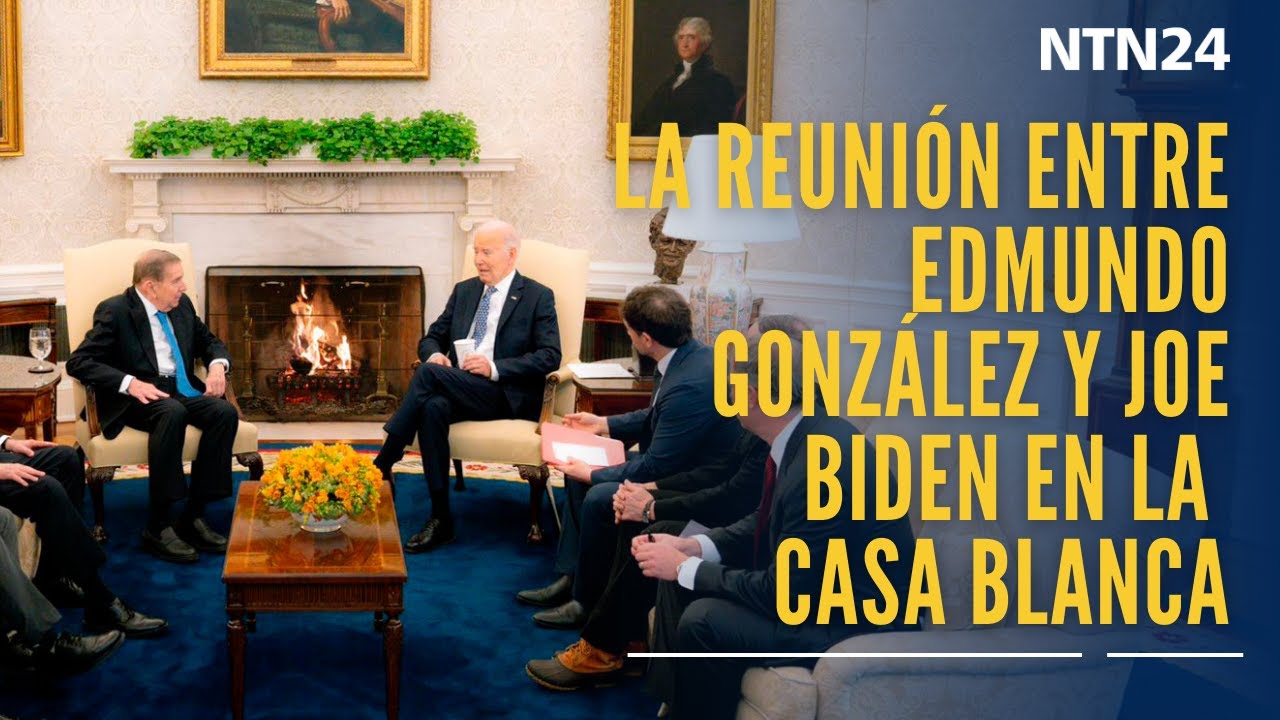 Así fue la reunión entre Edmundo González y Joe Biden en la Casa Blanca