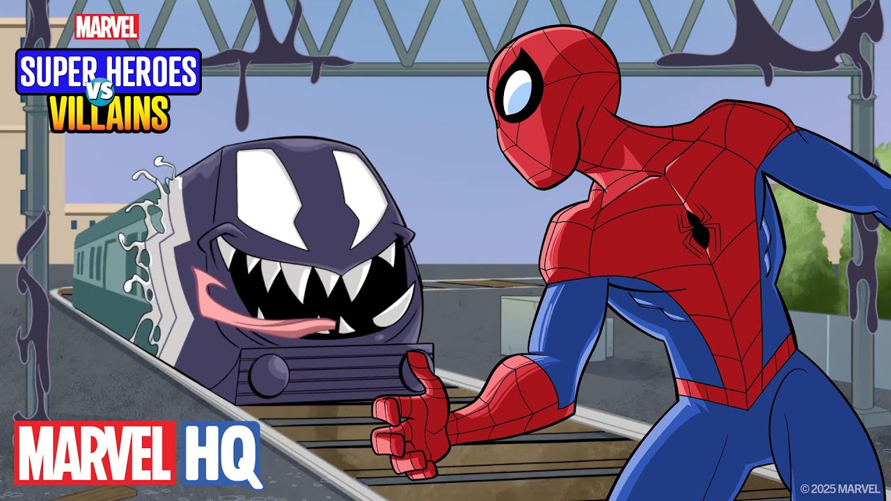 ¡Todos a Bordo del Venom Express! 🚂🕸️ | Marvel Superhéroes vs. Villanos | Ep 3