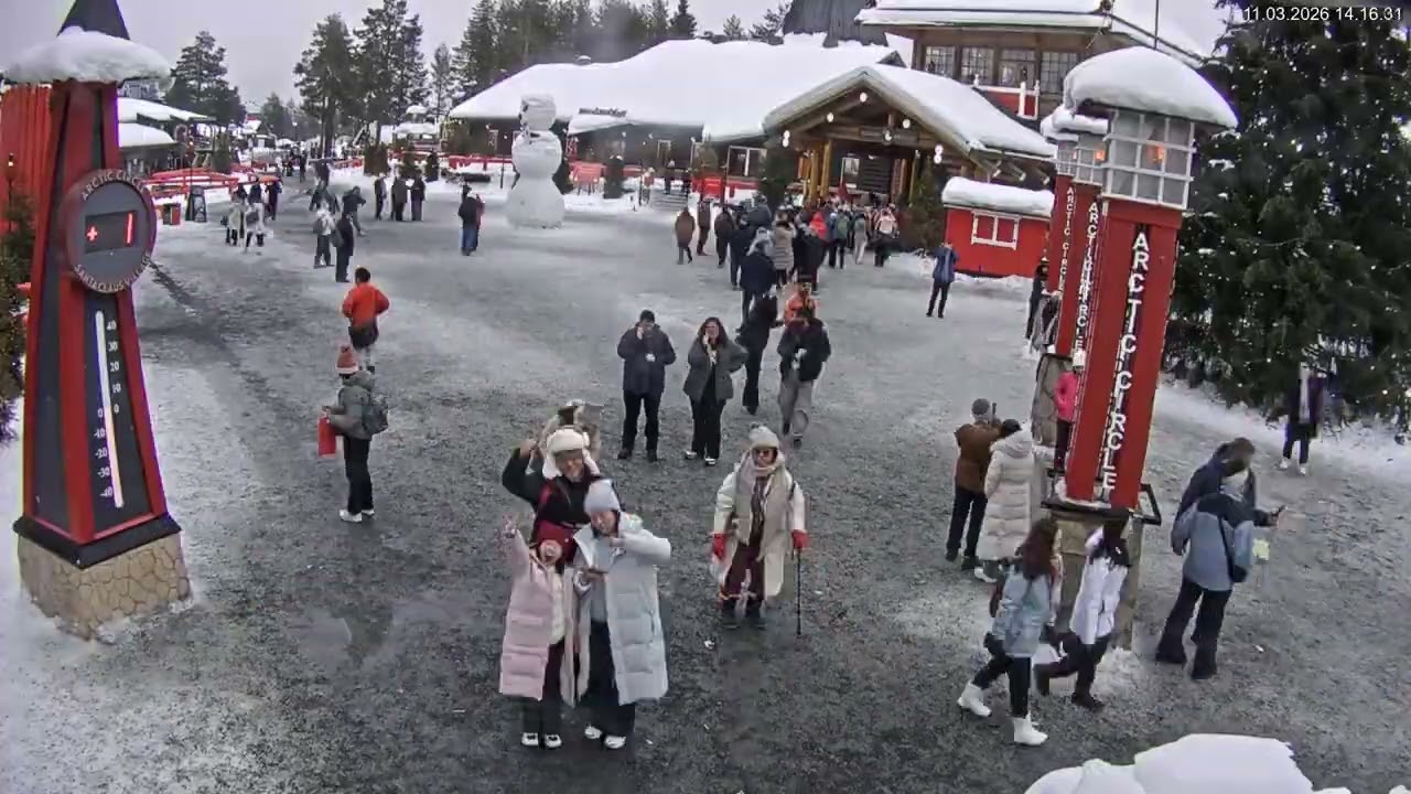 Finland - Santa Claus Village Timelapse 11.3.2026