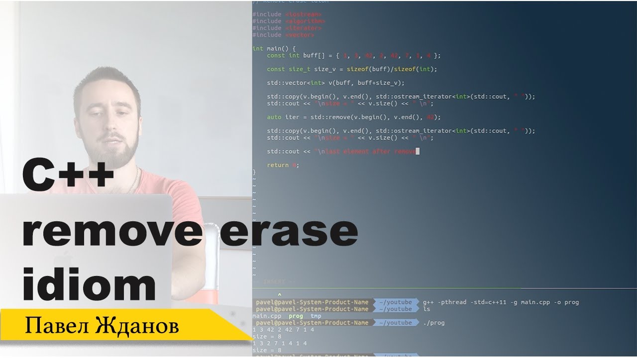 C++: Remove-erase idiom