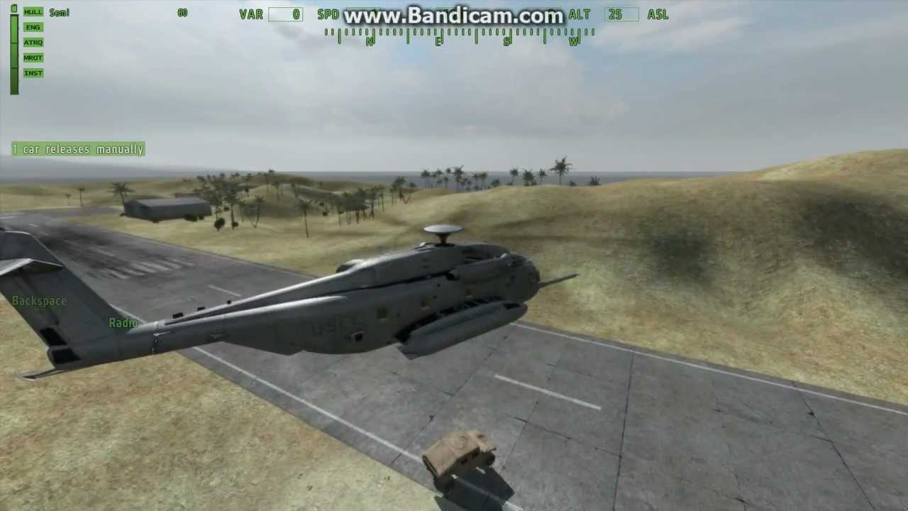 ARMA2 Editor Tutorial:Helicopter carry