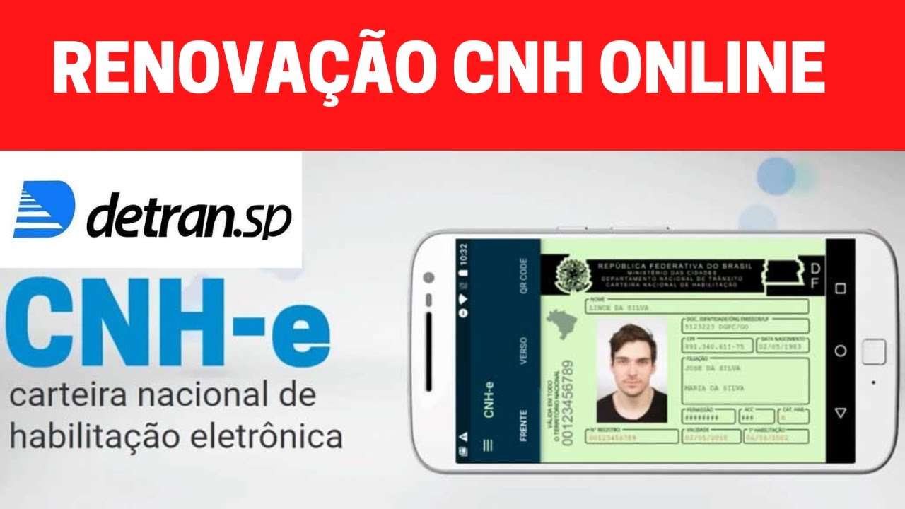 Renovação CNH Digital (Carteira Nacional de Habilitação) Detran SP Online como fazer?