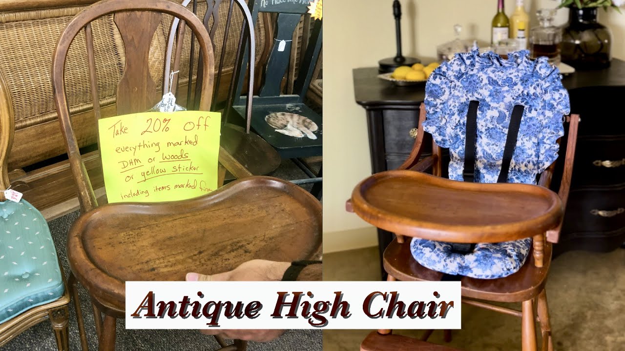 Giving a Vintage High Chair a Second Life & DIY Cushion!