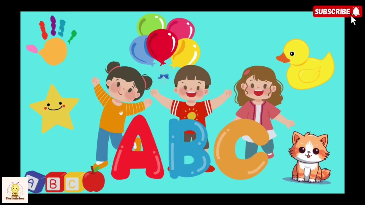 The Alphabet , Numbers , Shapes | Learn The ABCD and Numbers | The Little Bee