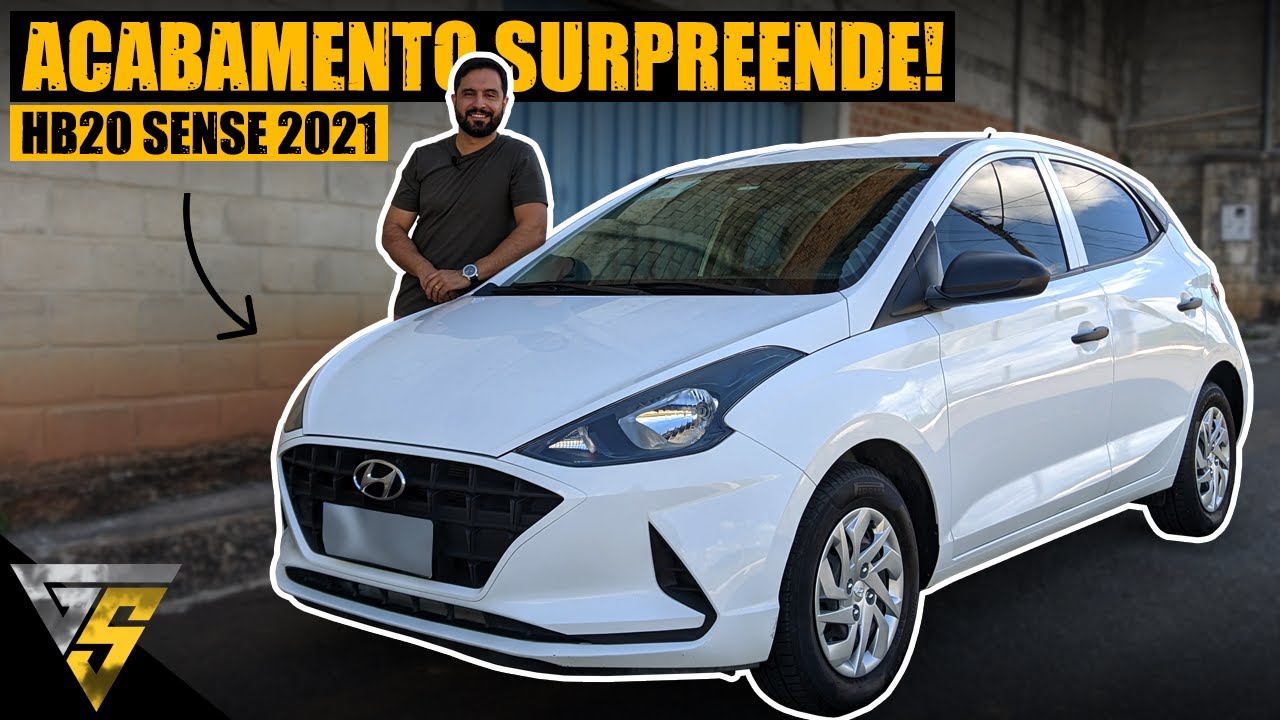 HB20 SENSE 2021 - UM BASICÃO COM ACABAMENTO QUE SURPREENDE