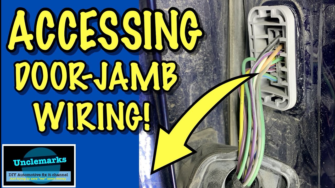 How to access remove door-jamb wiring on Ford & other vehicles.