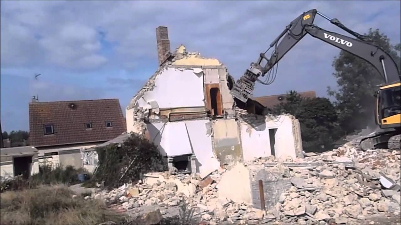 Outreau destruction de la maison GIRAULT en août 2014