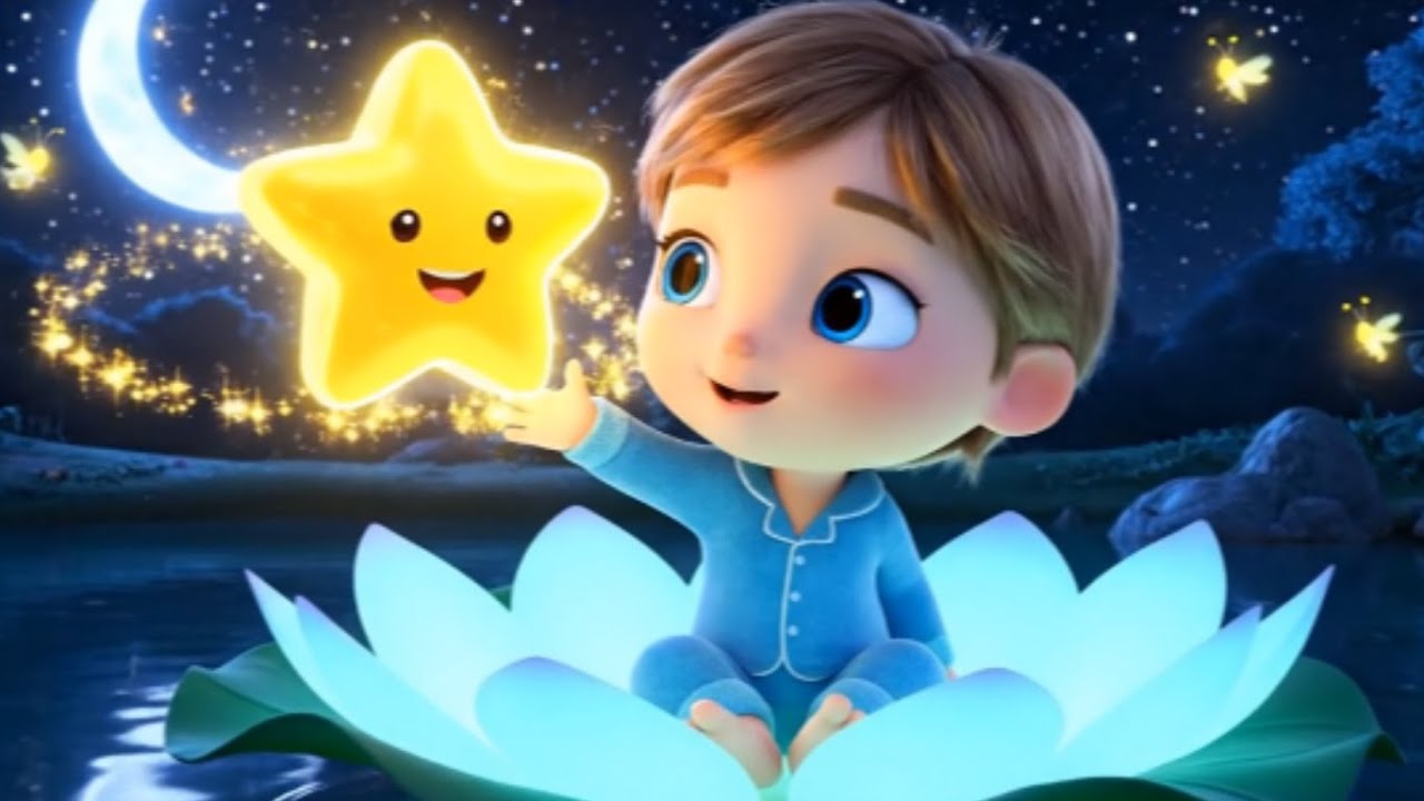 🌈 Twinkle Twinkle Little Star Lullaby | Peaceful Night Music That Babies Adore