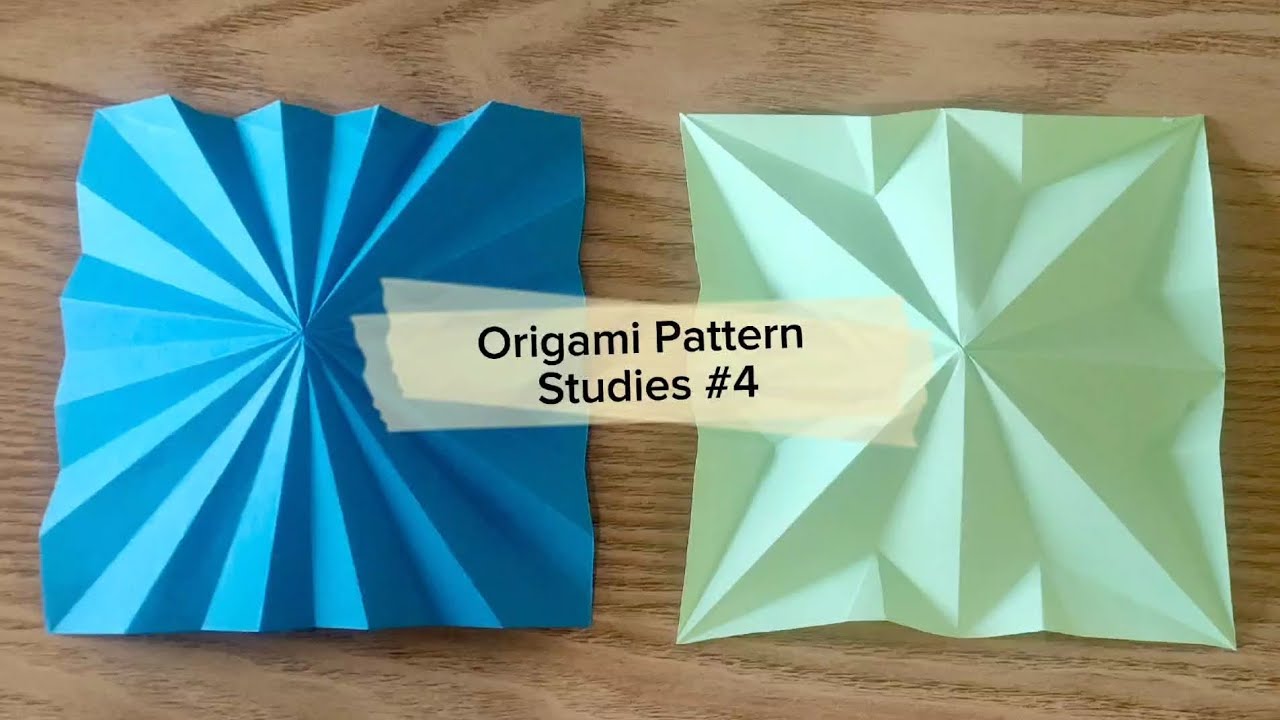 Origami Pattern Studies #4