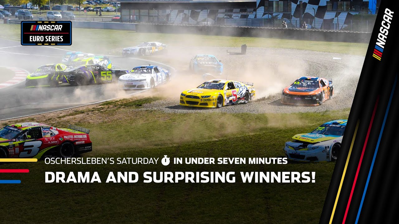 Основные моменты короткой гонки: плей-офф EuroNASCAR Oschersleben 2025 менее чем за семь минут