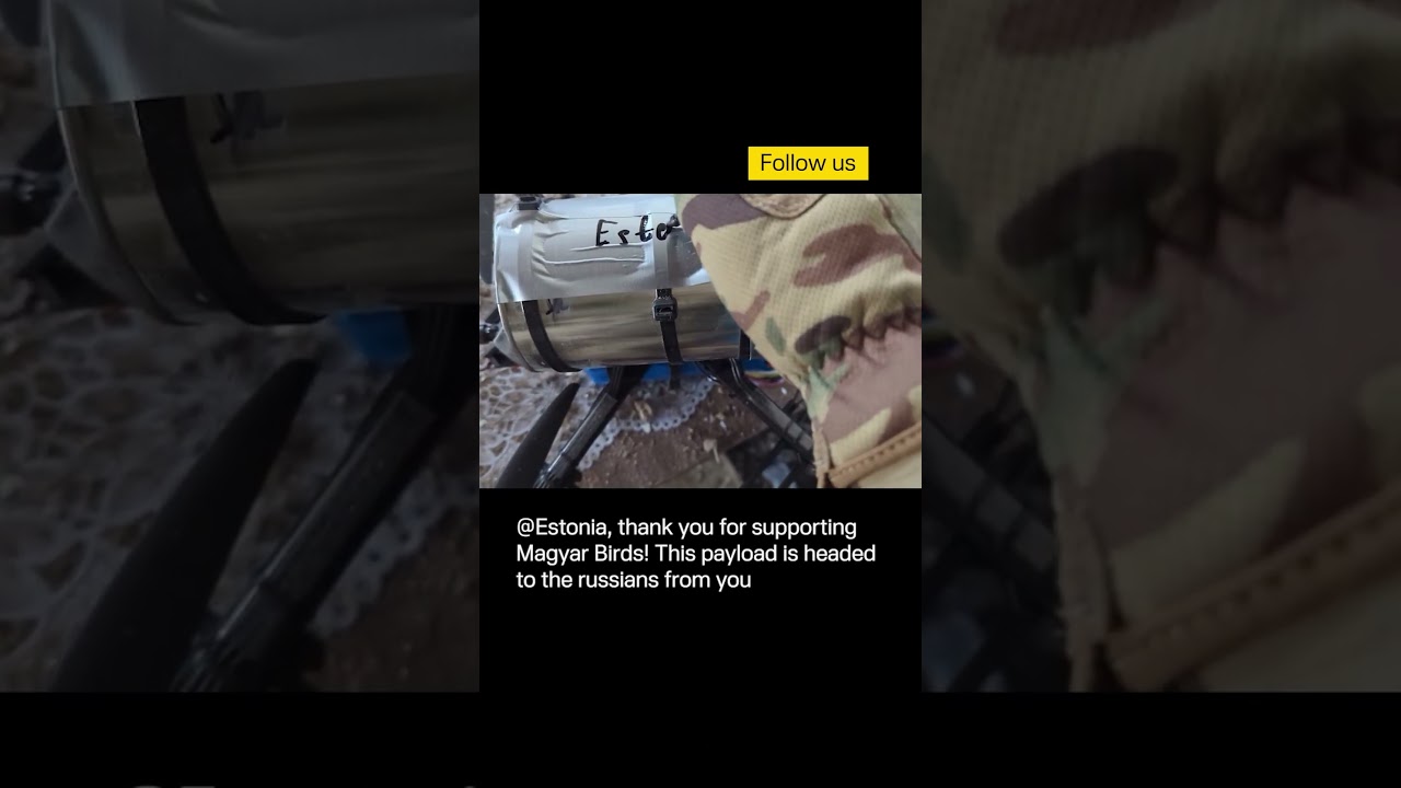 Ukrainian Soldiers Thanks Estonia For Support @MAGYARBIRDS #warinukraine