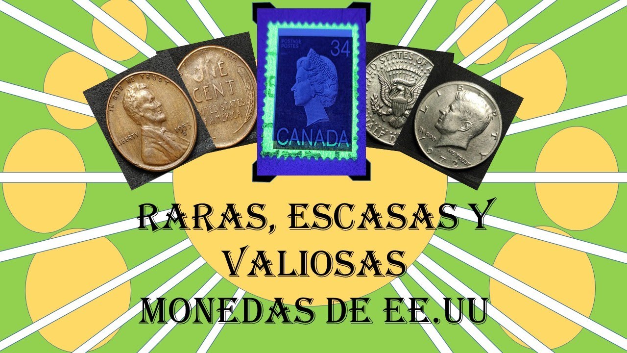 DOS RARAS, ESCASAS Y VALIOSAS MONEDAS DE EE UU