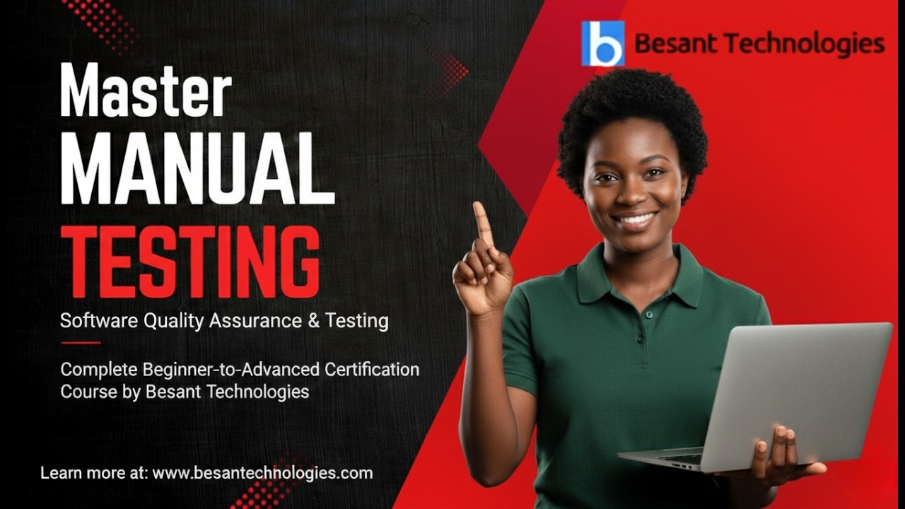 🧪 Master Manual Testing: Software Quality Assurance &  Besant Technologies