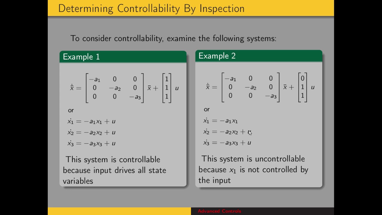 Controllability