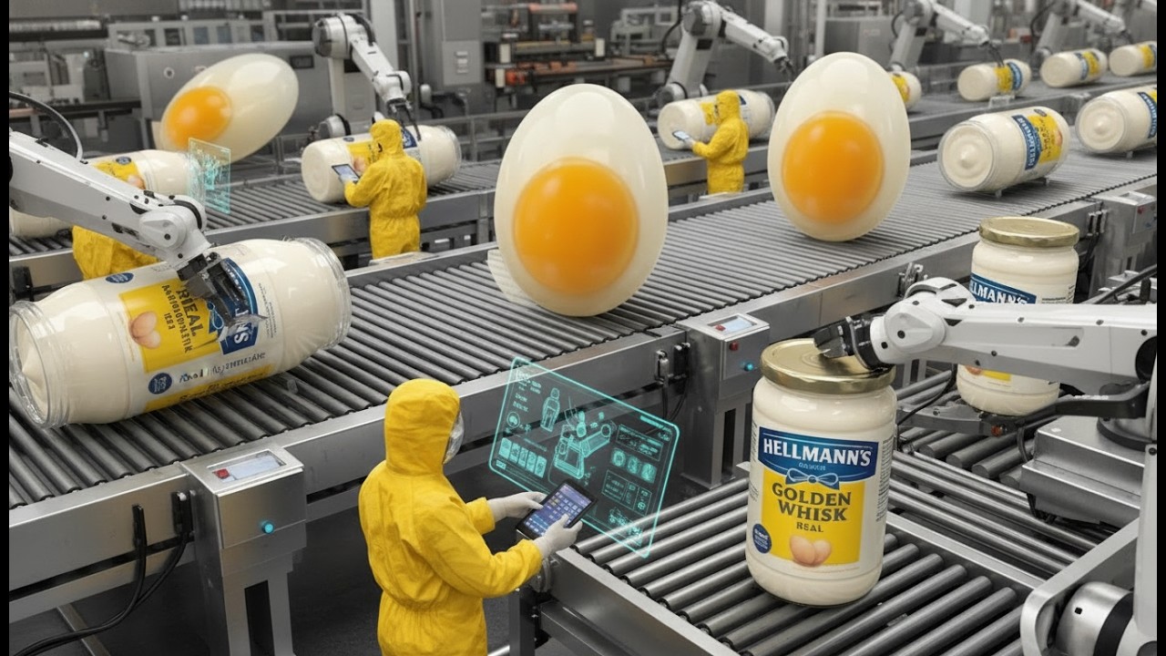Inside the Hellmann’s Factory – Full Process How Luxury Mayo Are Made