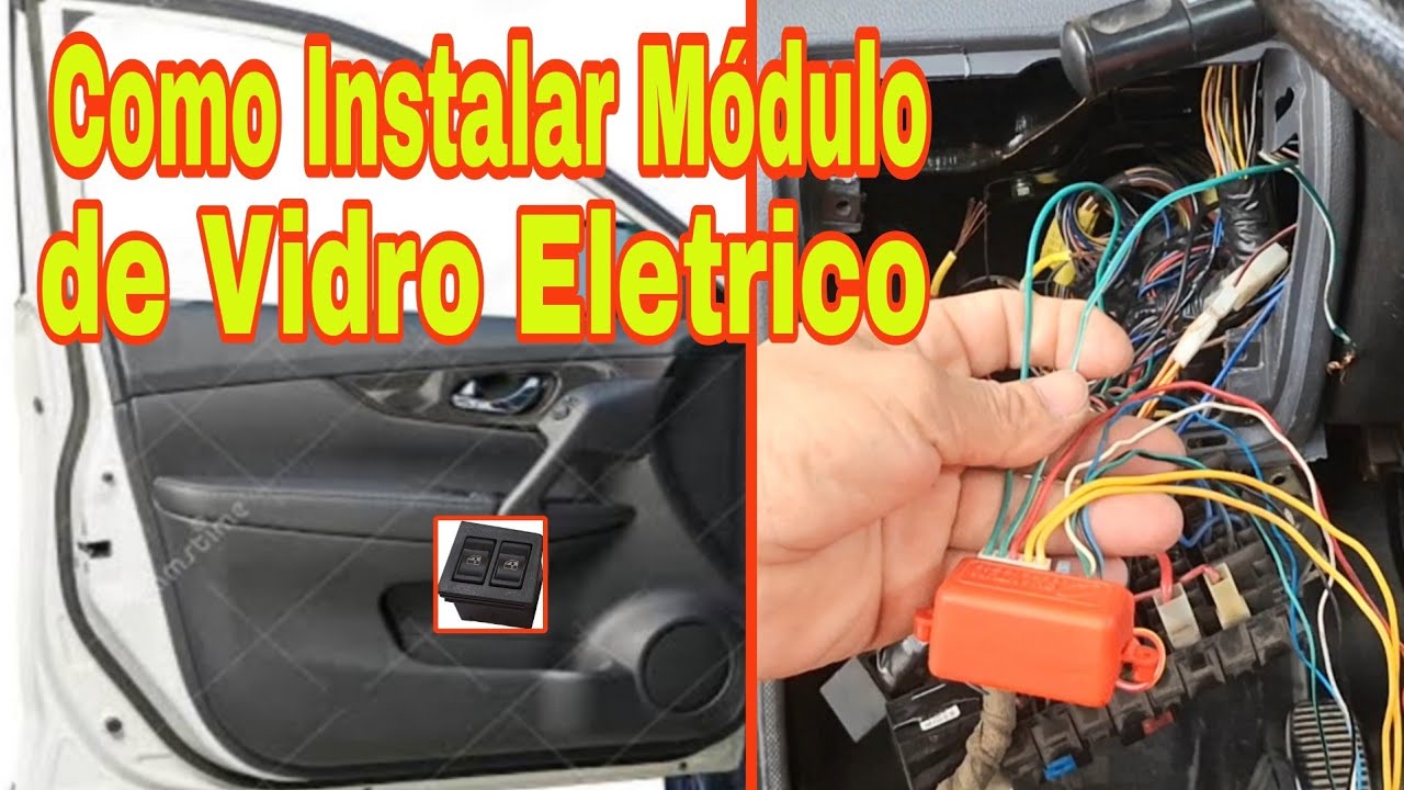 COMO INSTALAR MÓDULO DE VIDRO ELÉTRICO. Aula Completa