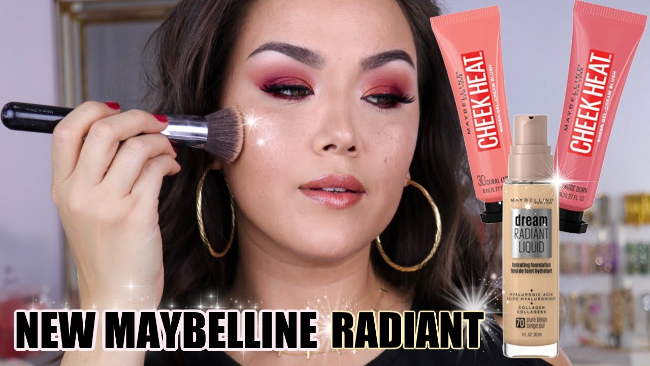 NEW MAYBELLINE DREAM RADIANT FOUNDATION + CHEEK HEAT