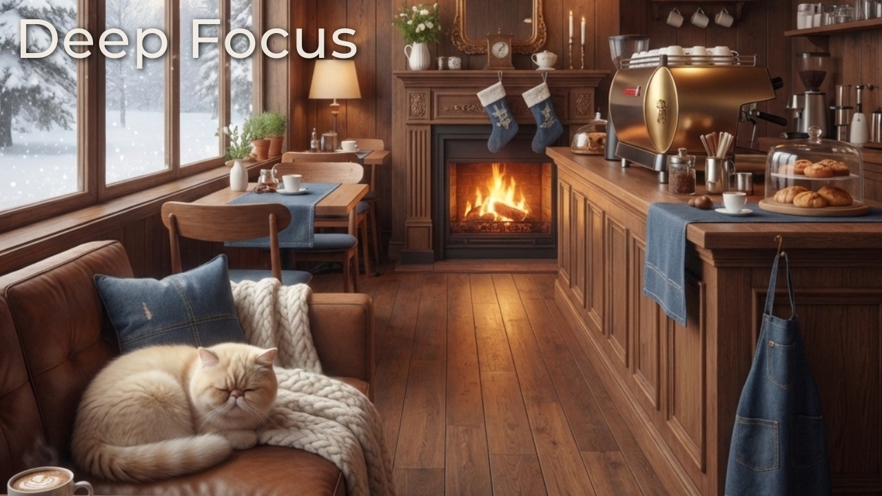 Deep Focus Cafe Jazz 🎧 133 Minutes of Soft Guitar & Piano for Work, Study & Calm Productivity