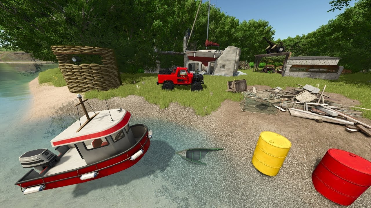 Stuck on Abandoned Island | Farming Simulator 25