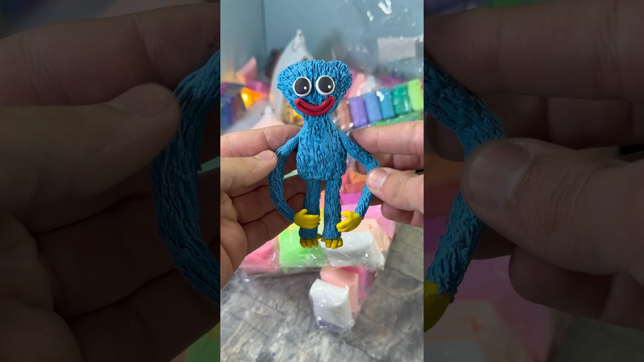 Unboxing Modelling DIY Clay & Huggy Wuggy with Clay ✨