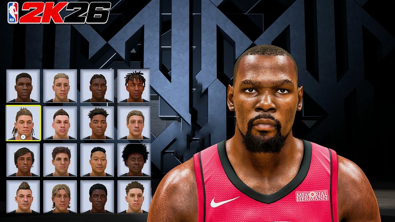 Лучшее создание лица Кевина Дюранта в NBA 2K26! Как сделать лицо KD