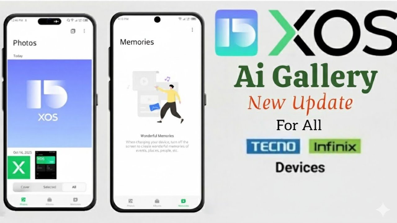 Infinix XOS 15 New Ai Gallery App Update For All itel, Tecno & Infinix Devices