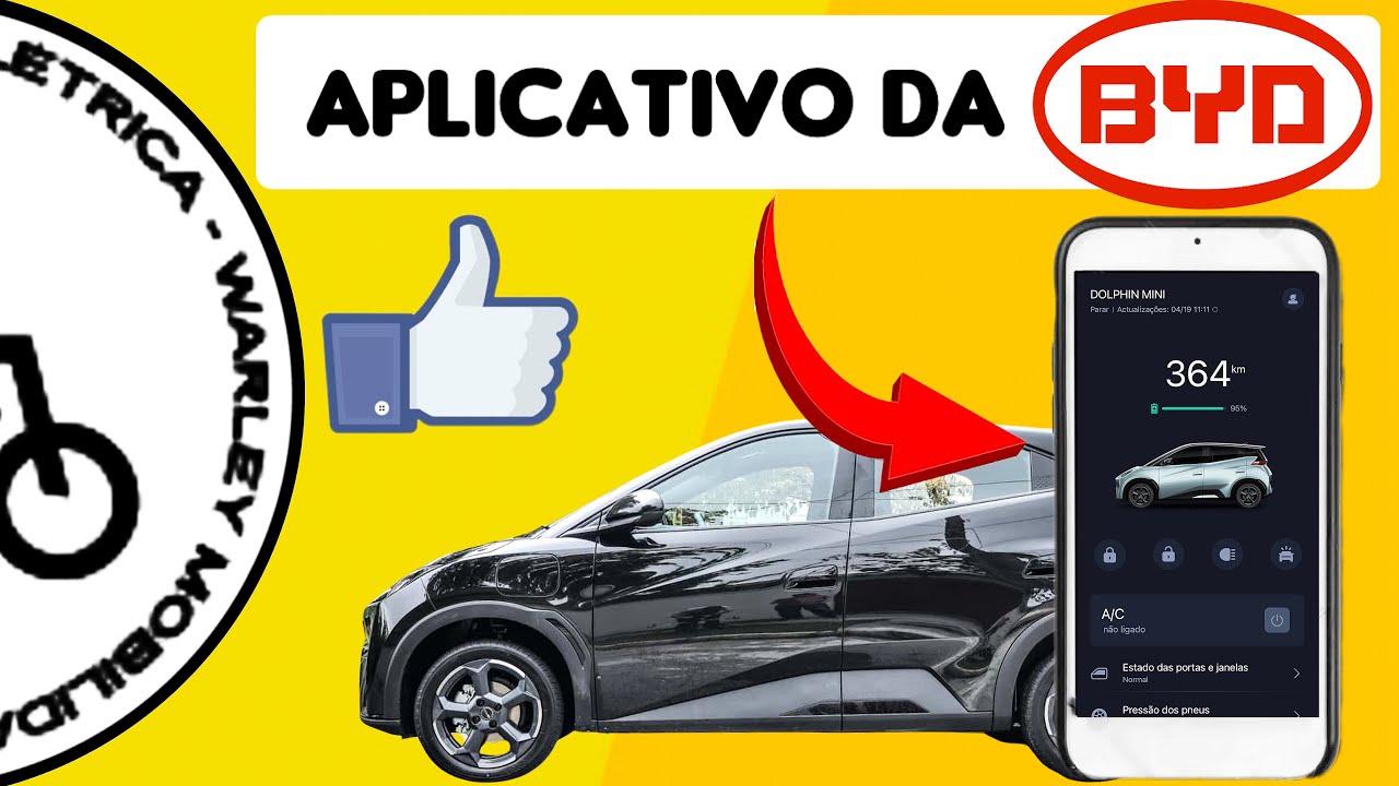 🚨 BYD DOLPHIN MINI - APLICATIVO - APRESENTAÇÃO COMPLETA #byd #aplicativo #dolphinmini #dolphin