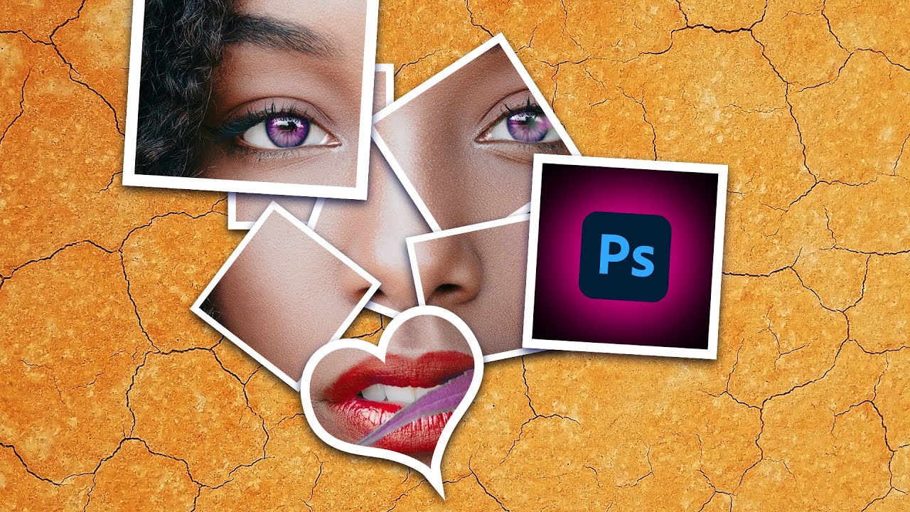 Comment mettre un portrait dans des formes dans Photoshop [Tuto Photoshop]