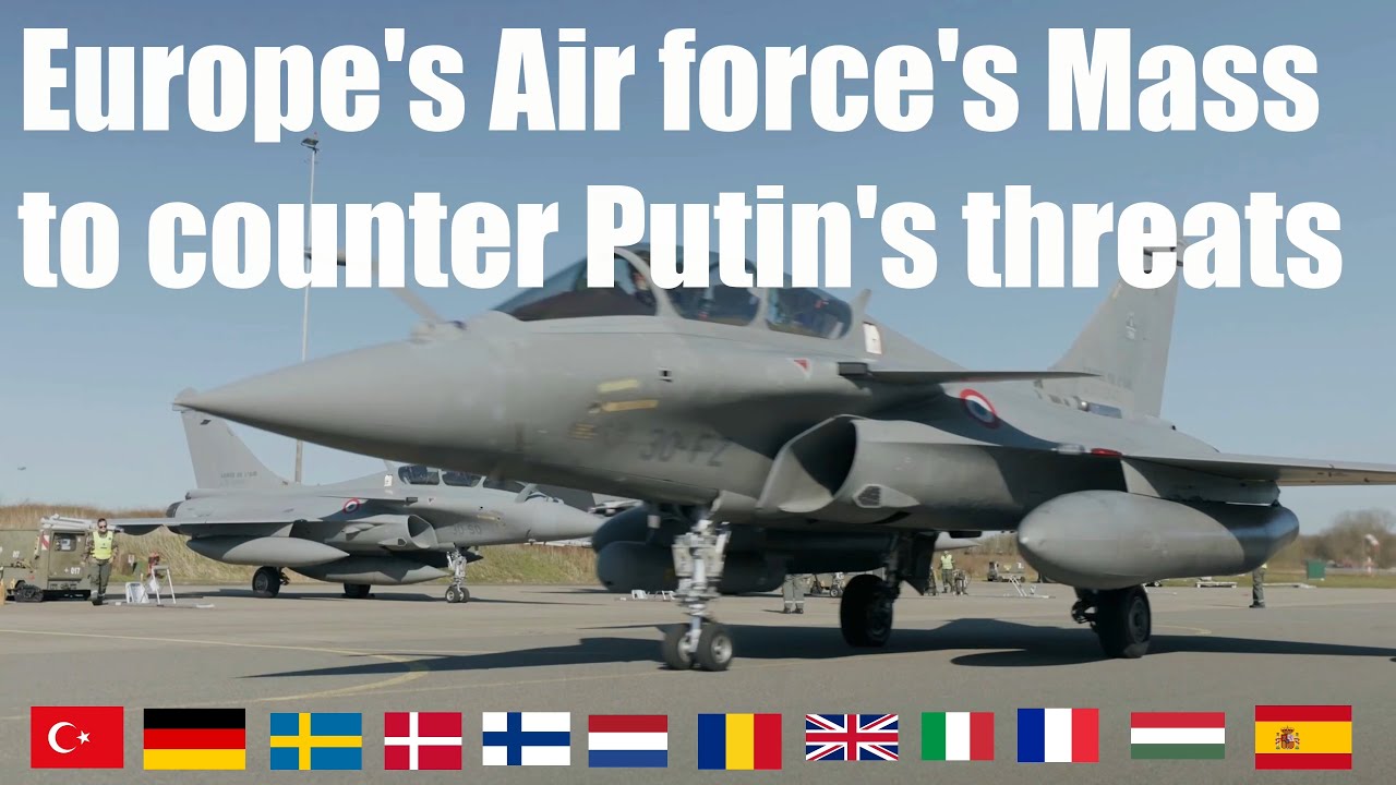 Europe's Jet fighters gather on mass for NATO flagship air exercise