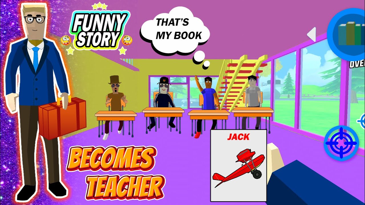 richie becomes a teacher 🧑&zwj;🏫📖in dude theft wars