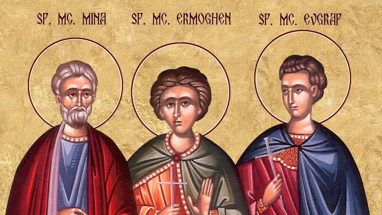 🔴 LIVE 4K: Sf&acirc;nta Liturghie - Sf. Mc. Mina, Ermoghen și Evgraf #10decembrie