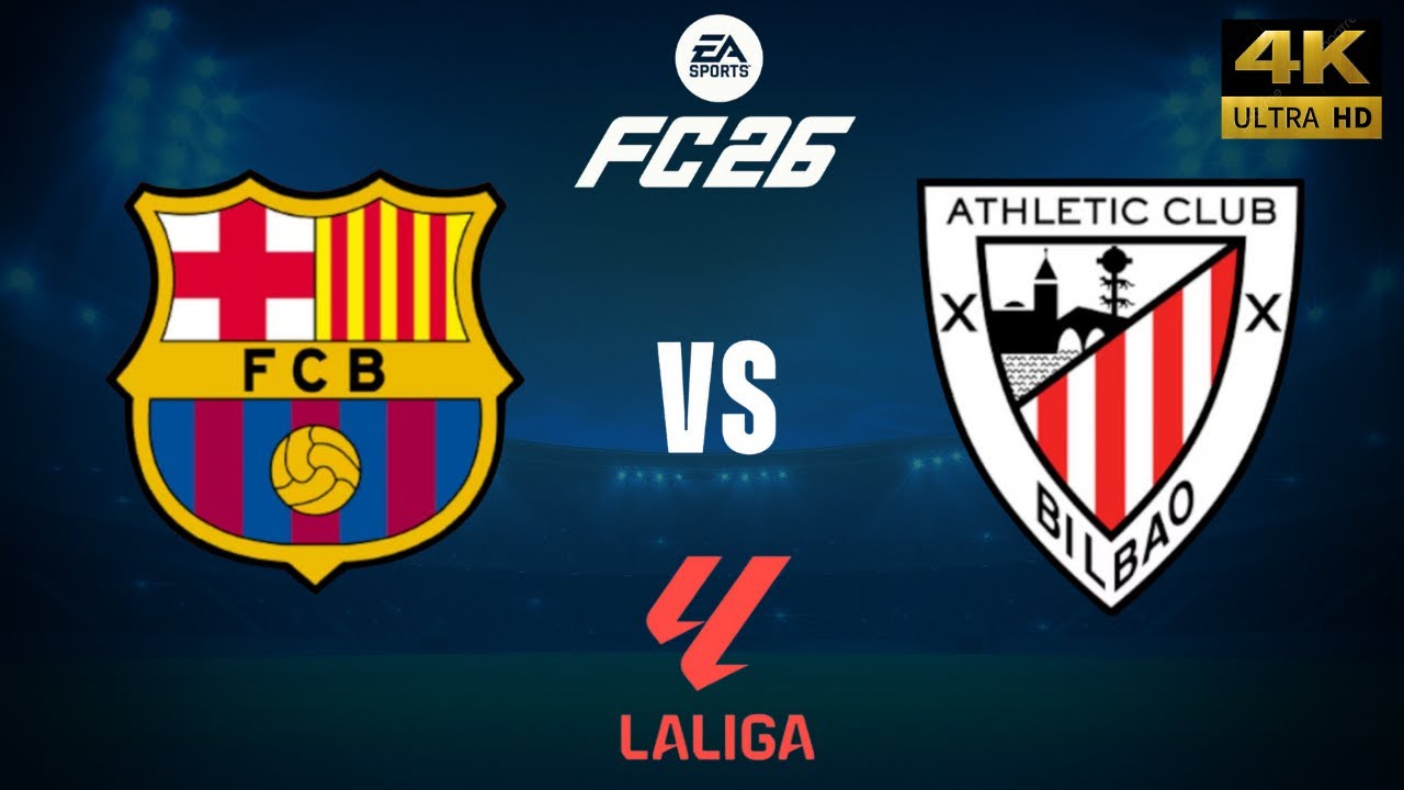 FC 26 - FC Barcelona vs Athletic Bilbao - LaLiga 25/26 Full Match - PC [4K60]