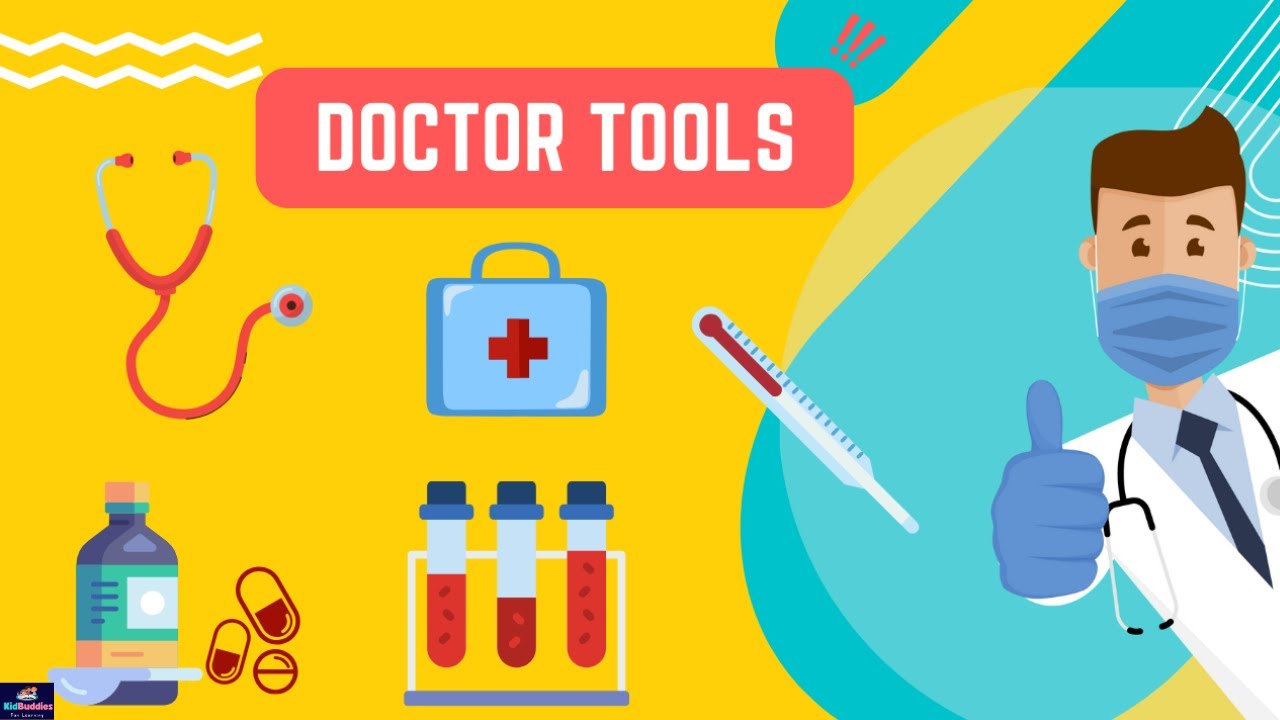 Doctor Tools For Kids l Learn 30 Medical Equipments and Its Uses l Hospital Tools in English