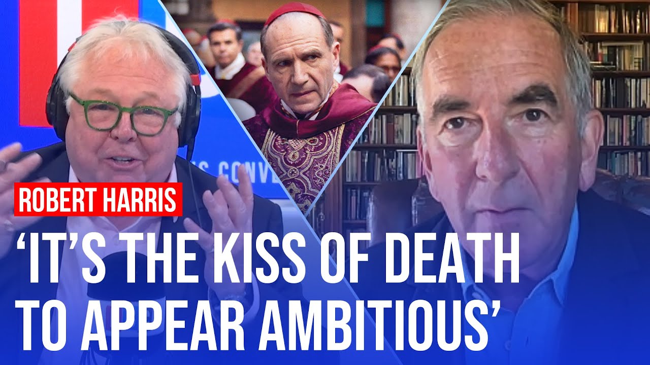 Robert Harris reacts to Pope Leo XIV watching Conclave | LBC