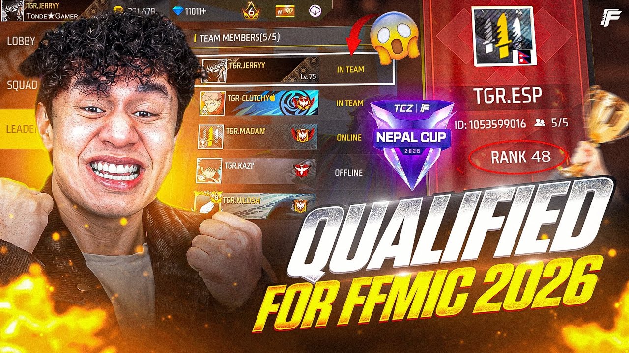 FINALLY QUALIFY FOR FFWS 2026! TGR ESPORTS ❤️&zwj;🩹