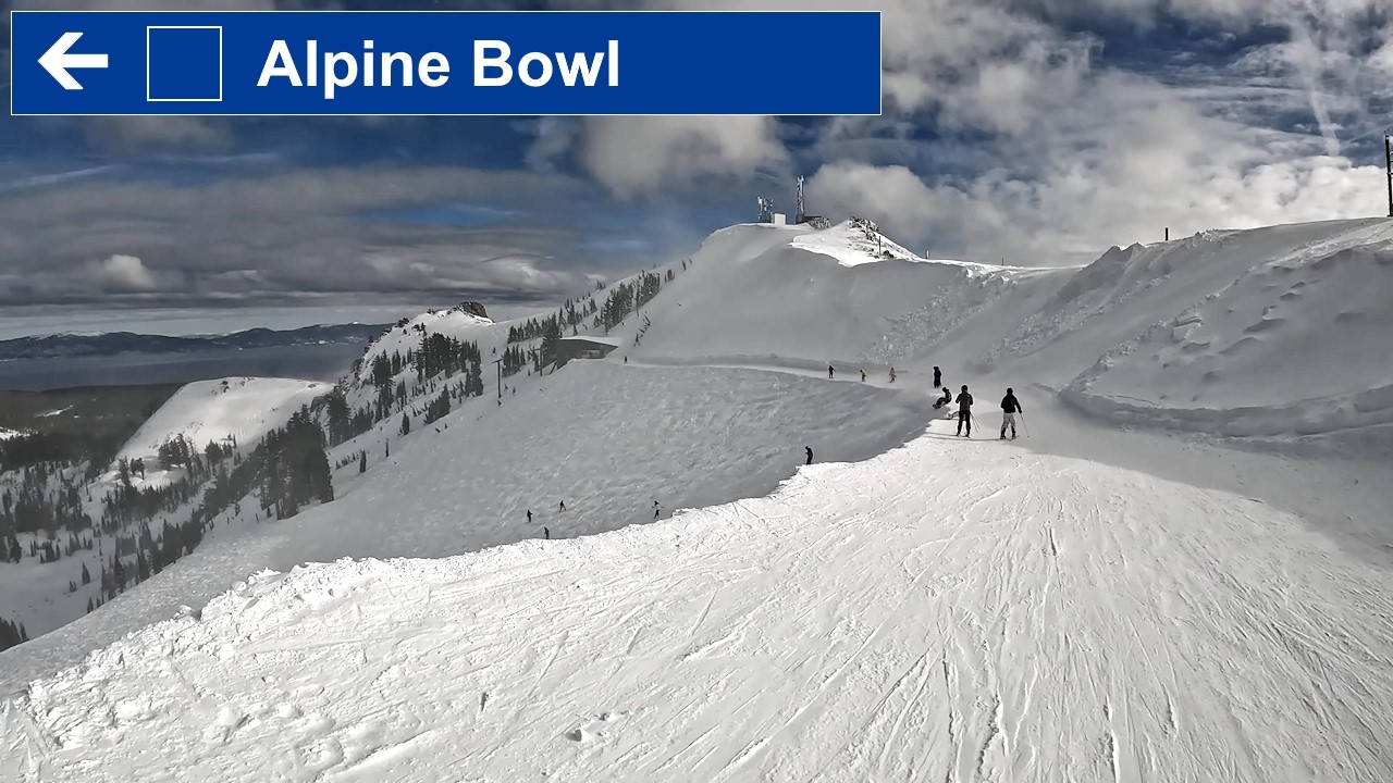 Palisades Tahoe, CA - 🟦 Alpine Bowl to Rock Garden to Weasel Run (2-21-26) [4K]