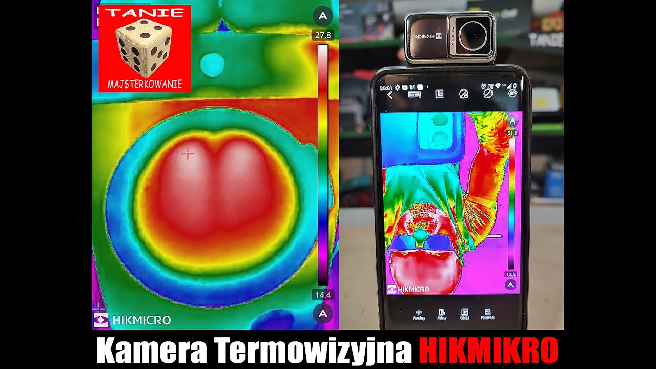 HIKMICRO MINI2 V2 Kamera Termowizyjna do Smartfona (Super IR  Rozdzielczość 256x192)