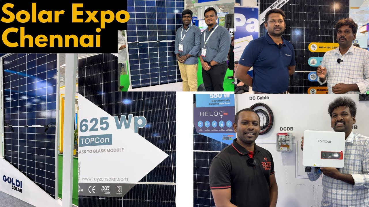 Renewable Solar Energy Expo in Chennai 2025 | Danny Techie Talks