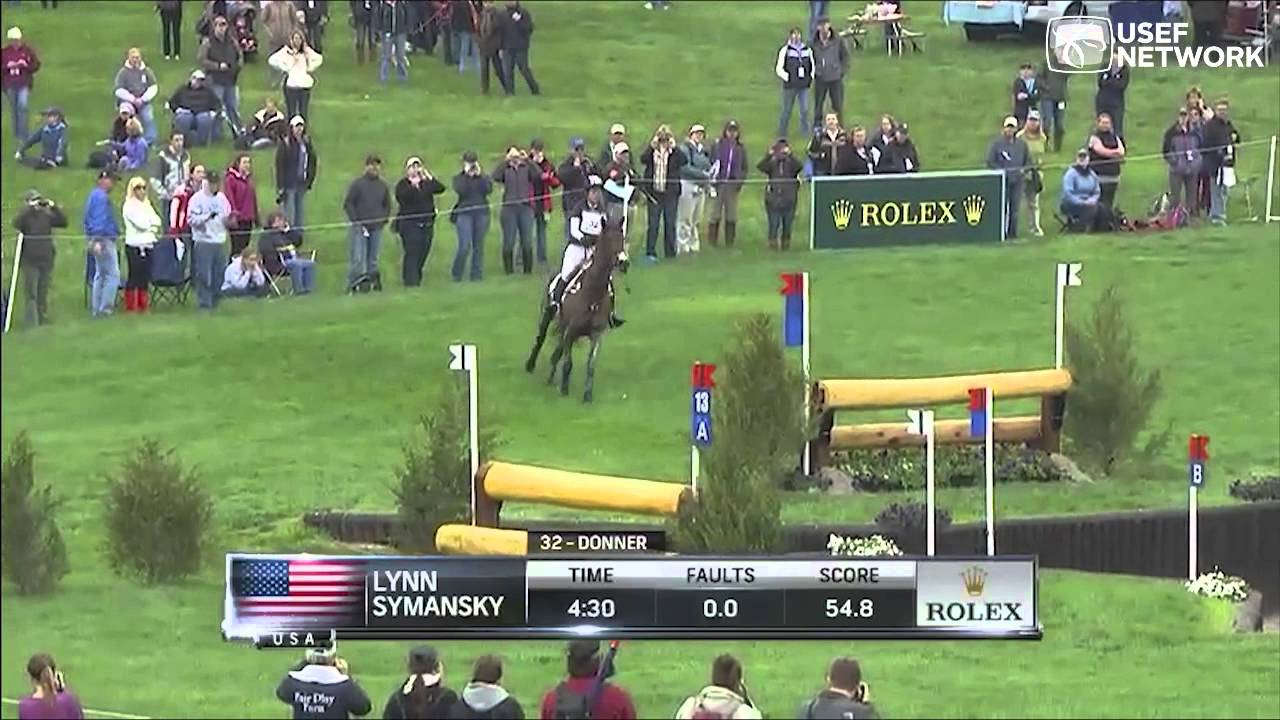 Lynn Symansky & Donner - Rolex 2013 Cross Country