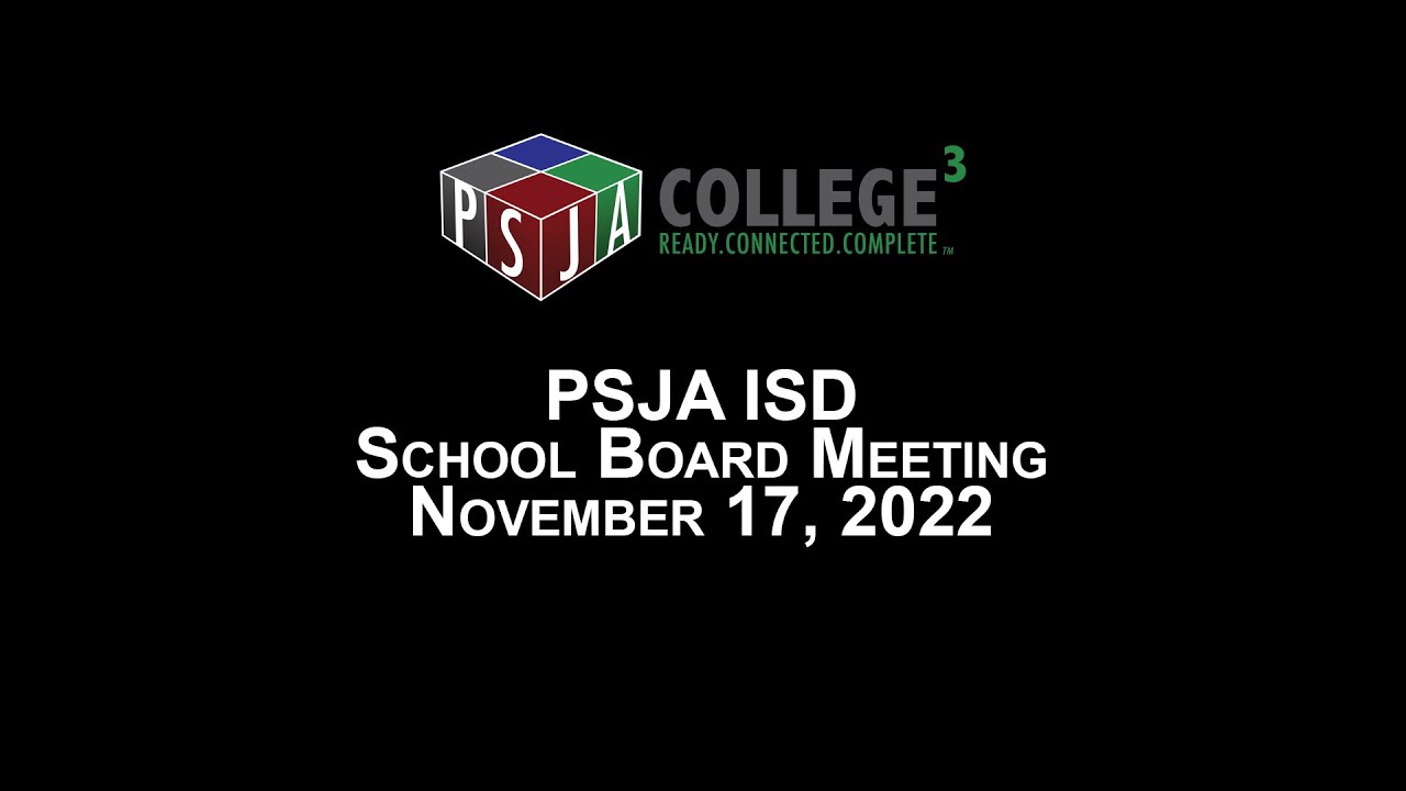 School Board Meeting: November 17, 2022